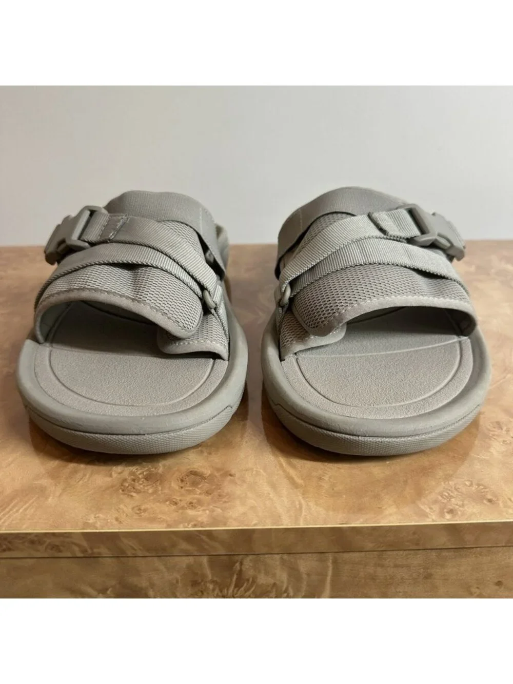 Teva Hurricane Verge Slide Men's Size 14 Gray Sport Sandals Recycled Strappy